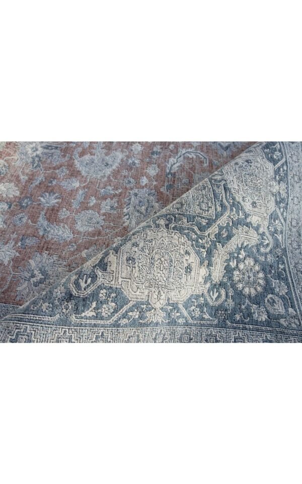 Exquisite Rugs Heritage 4622 Red-Navy Area Rug - Image 5