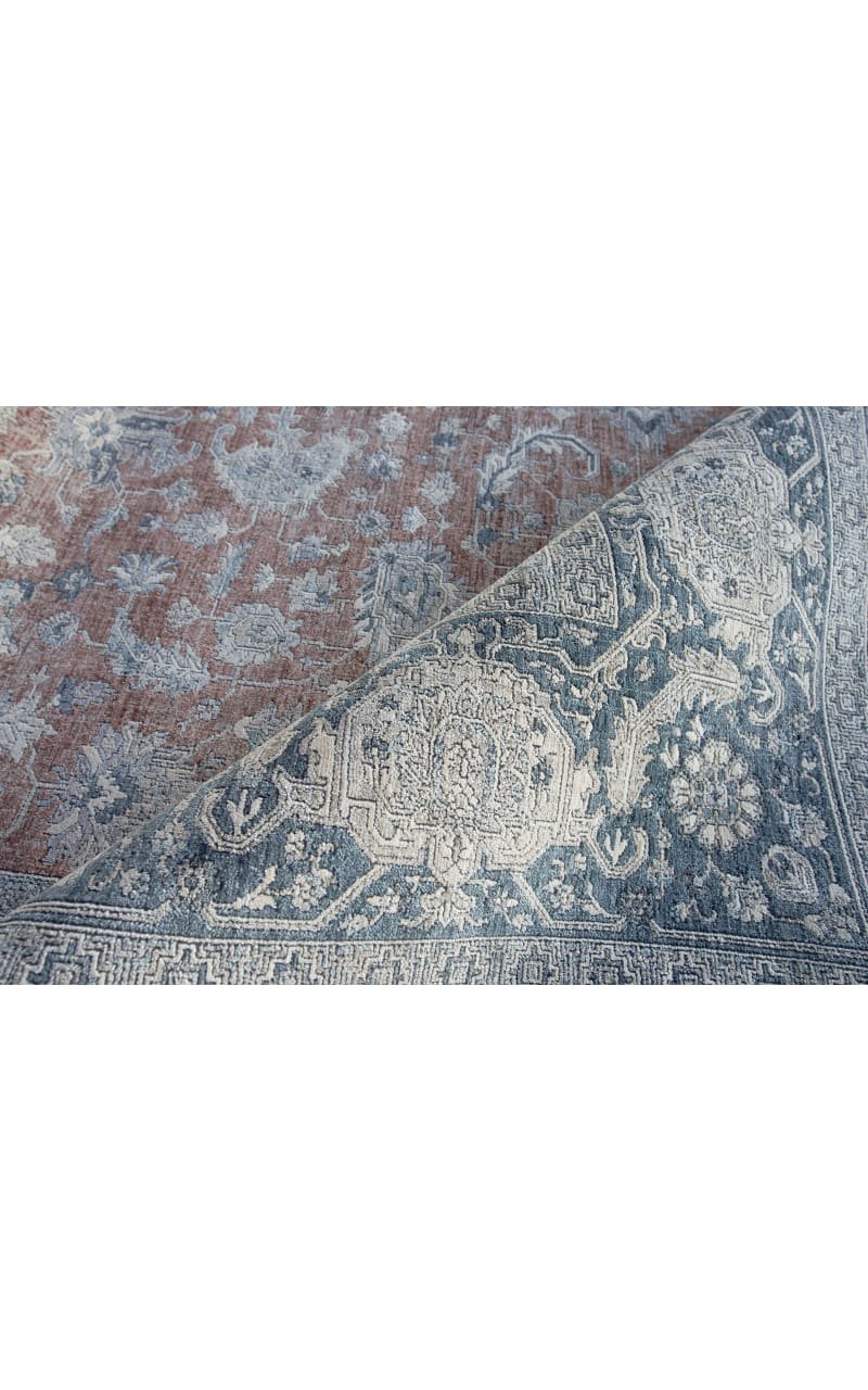 Exquisite Rugs Heritage 4622 Red-Navy Area Rug - Image 5