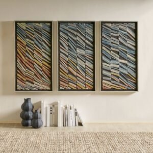 Hava Framed Textile Wall Art