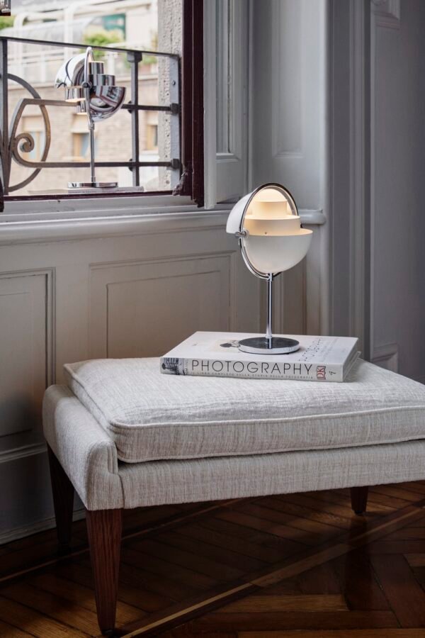 Multi-Lite Portable Lamp, Chrome Base - Image 4