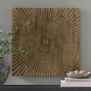 Stella Carved Wood Wall Decor