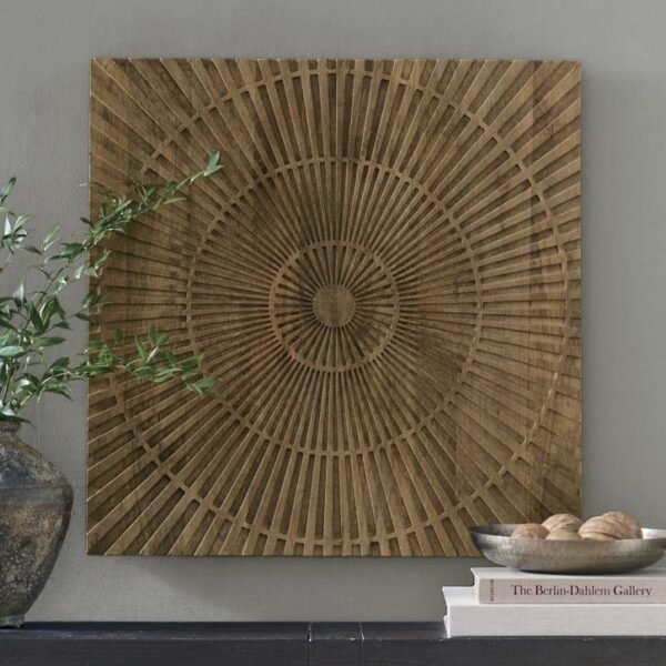 Stella Carved Wood Wall Decor