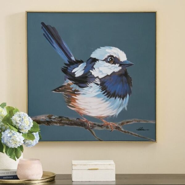 Perched Bird Canvas Wall Art