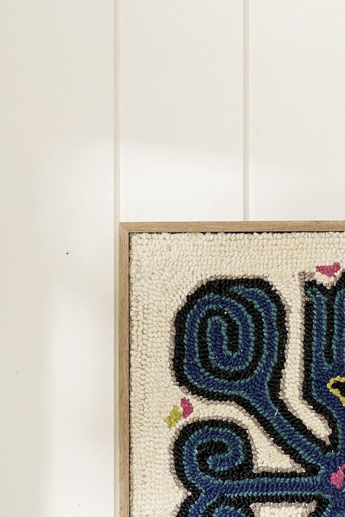 Cruz Framed Textile Wall Art - Image 2